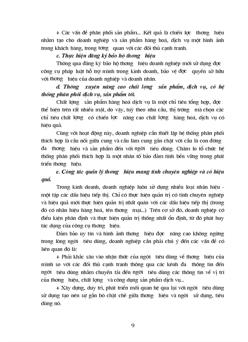 image for page Thực tiễn áp dụng cặp phạm trù Nội dung hình thức trong vấn đề thương hiệu trong nền kinh tế thị trường định hướng XHCN ở Việt Nam