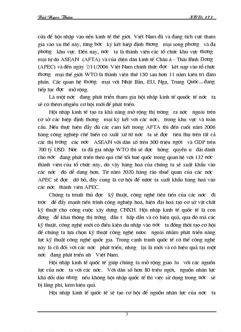 image for page Chủ động hội nhập kinh tế quốc tê của Việt Nam và toàn cầu hoá