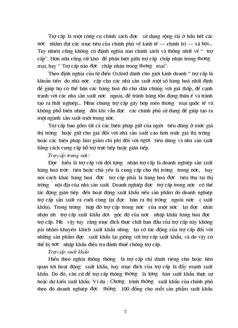 image for page Trợ cấp nông nghiệp của wto và vấn đề đặt ra đối với việt nam