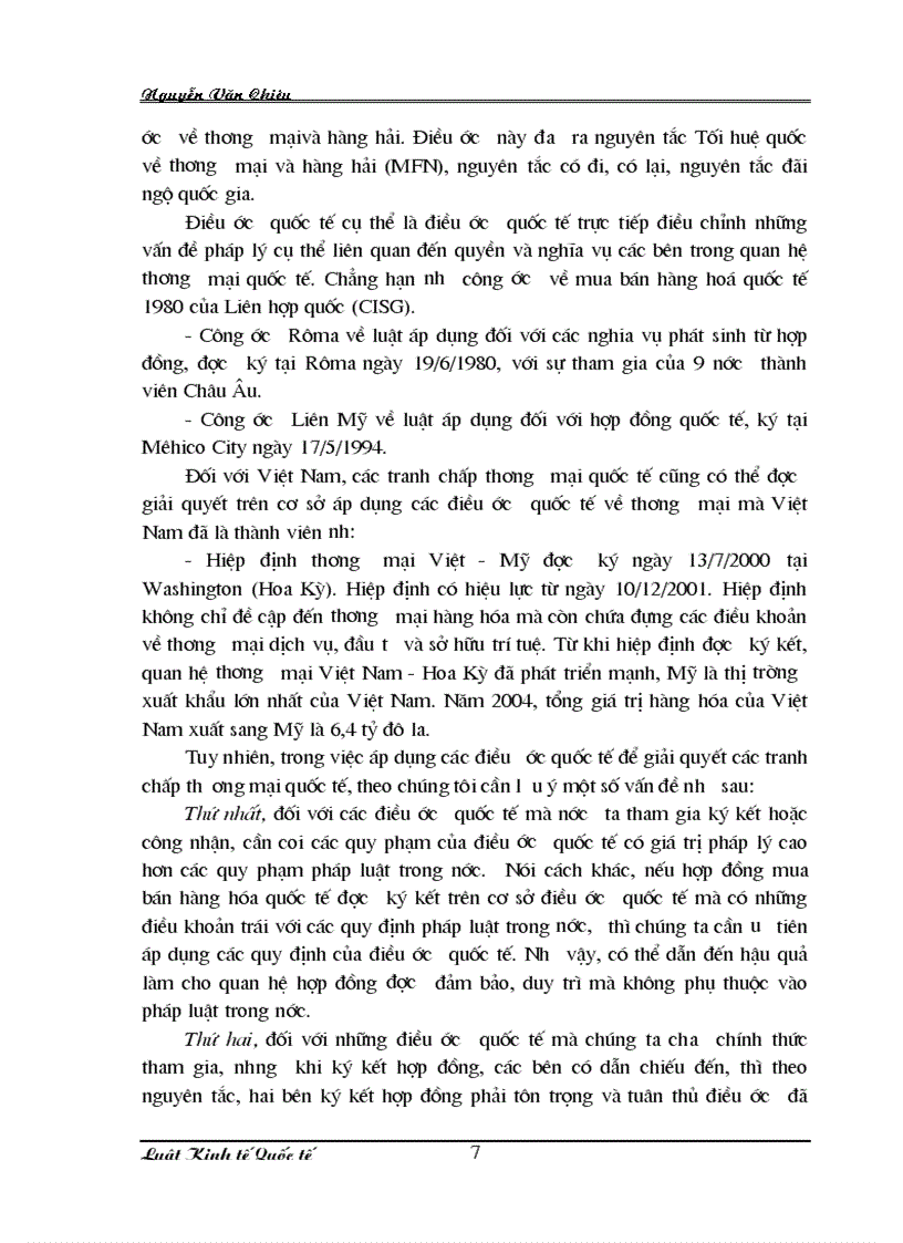 image for page Pháp luật về giải quyết tranh chấp thương mại quốc tế