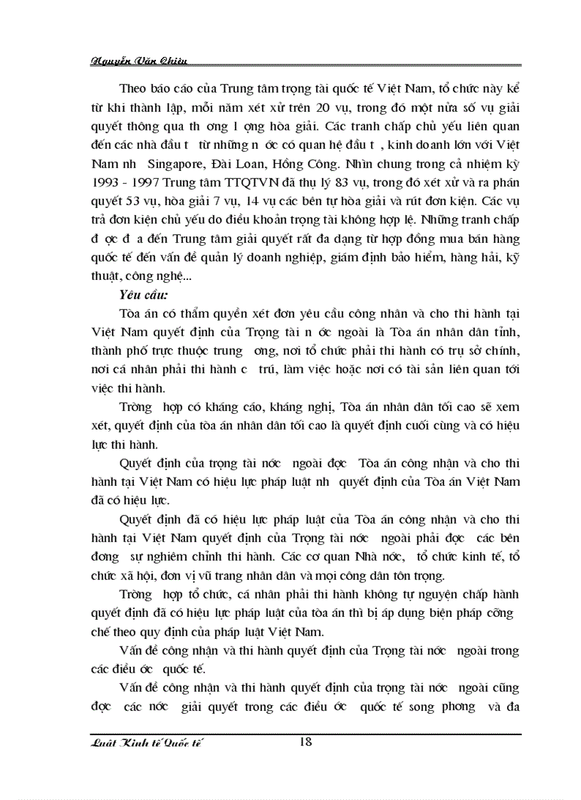 image for page Pháp luật về giải quyết tranh chấp thương mại quốc tế