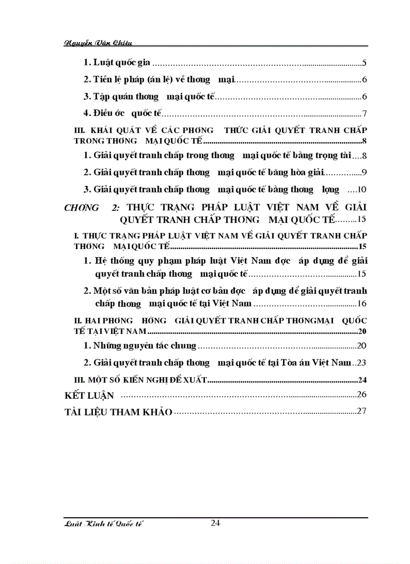 image for page Pháp luật về giải quyết tranh chấp thương mại quốc tế