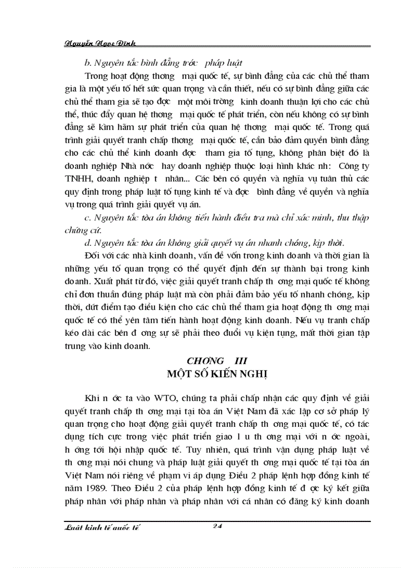 image for page Pháp luật về giải quyết tranh chấp thương mại quốc tế 1