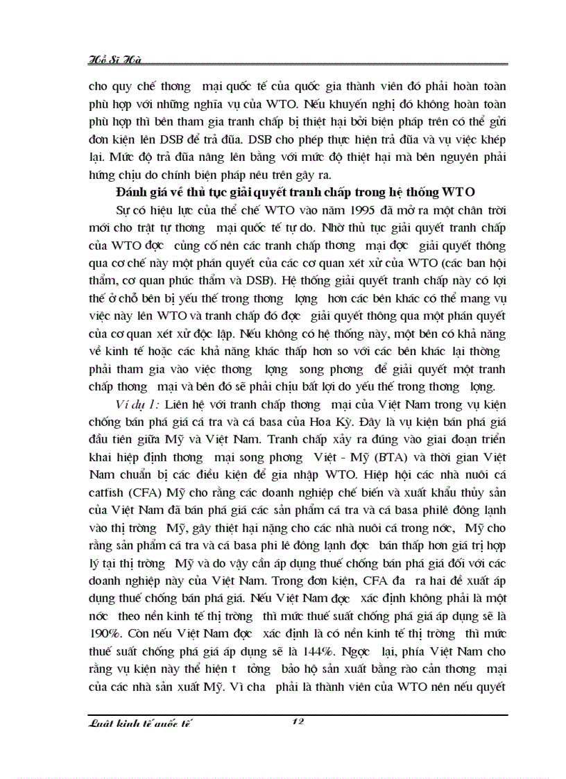 image for page Giải quyết tranh chấp thương mại quốc tế