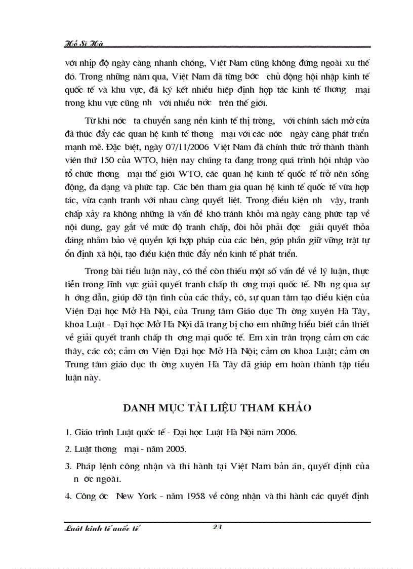 image for page Giải quyết tranh chấp thương mại quốc tế