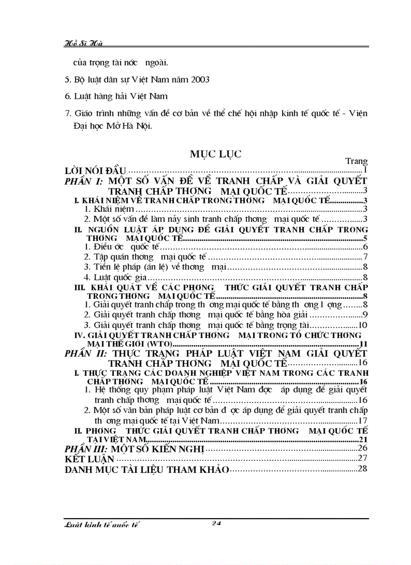 image for page Giải quyết tranh chấp thương mại quốc tế