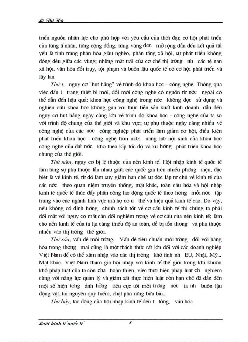 image for page Các nguyên tắc cơ bản của hệ thống thương mại của WTO và những thách thức đối với Việt Nam