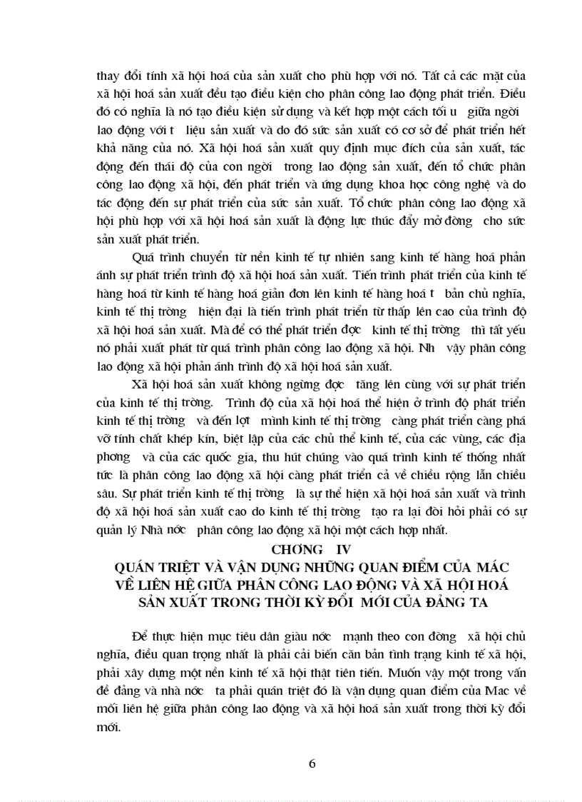 image for page Tìm hiểu mối quan hệ giữa phân công lao động x hội và x hội hoá sản xuất qua một số tác phẩm thời kỳ đầu của Mac
