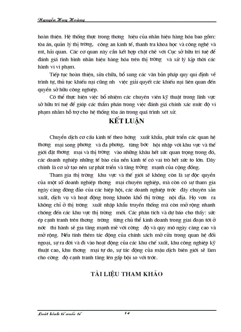 image for page Xây dựng và phát triển thương hiệu của doanh nghiệp Việt Nam trong điều kiện hội nhập kinh tế quốc tế