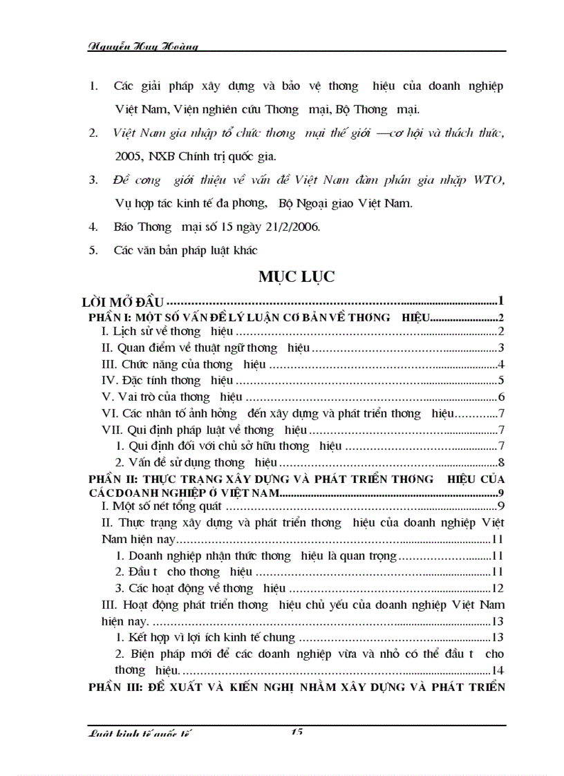 image for page Xây dựng và phát triển thương hiệu của doanh nghiệp Việt Nam trong điều kiện hội nhập kinh tế quốc tế