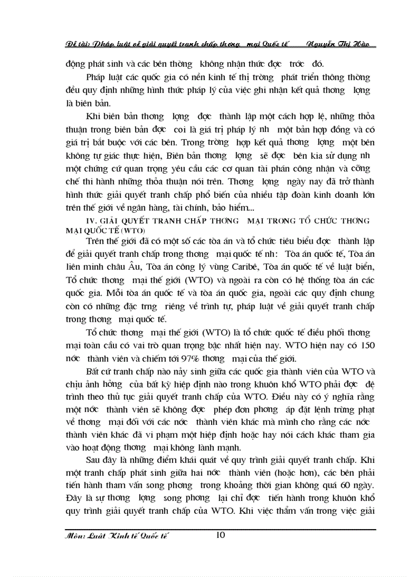 image for page Pháp luật về giải quyết tranh chấp thương mại quốc tế