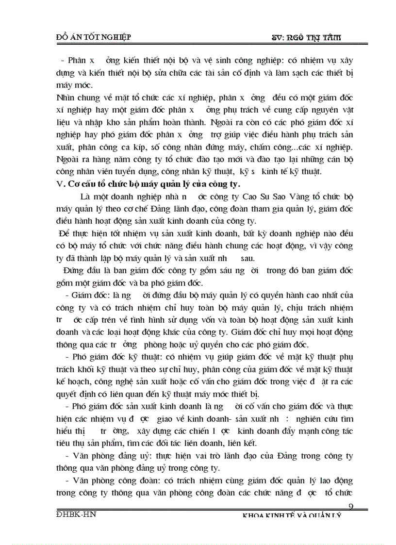 image for page Phân tích tình hình cung ứng dự trữ và sử dụng vật tư và một số biện pháp nâng cao tình hình cung ứng dự trữ và sử dụng vật tư tại Công ty cao su sao vàng