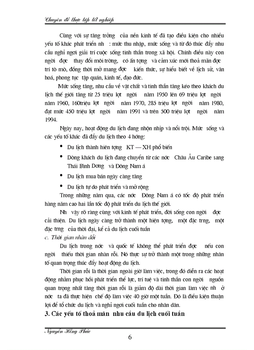 image for page Phát triển du lịch cuối tuần tại Công ty cổ phần du lịch Ao Vua Hà Tây