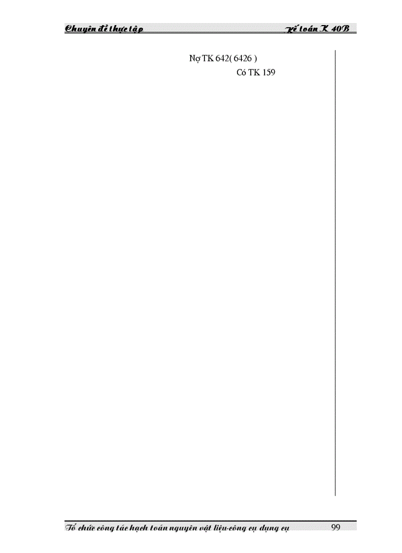 image for page Tổ chức công tác hạch toán nguyên vật liệu công cụ dụng cụ