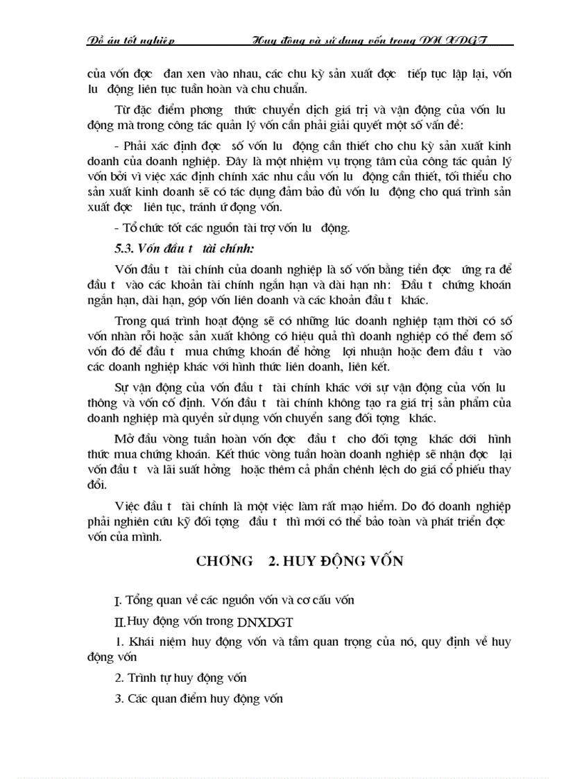 image for page Huy động và sử dụng vốn trong DN XDGT