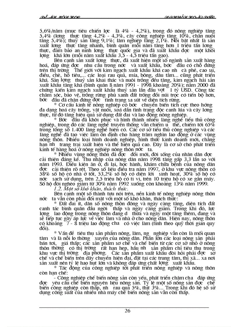 image for page Tình hình đầu tư phát triển nông nghiệp việt nam trong thời gian qua