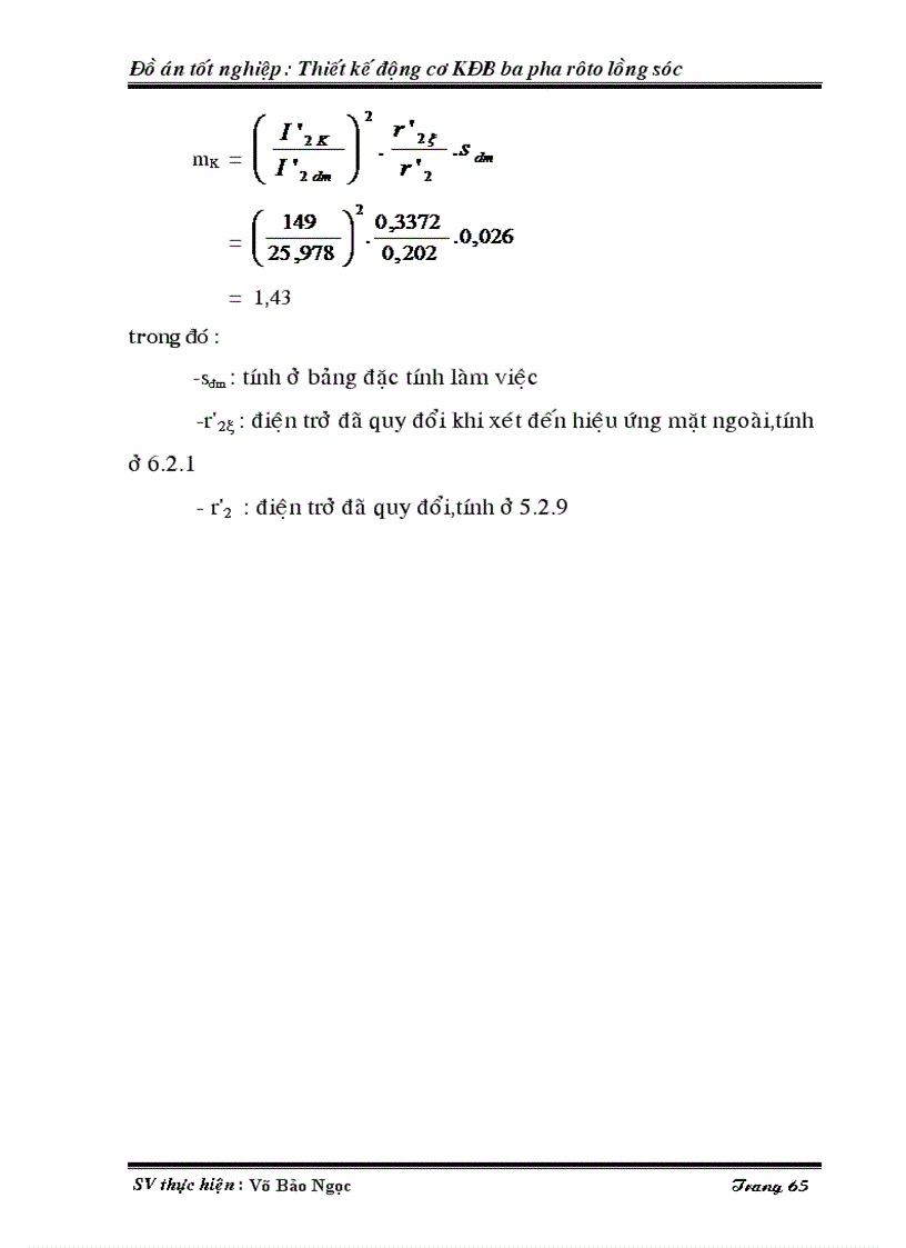 image for page Thiết kế động cơ KĐB ba pha roto lồng sóc