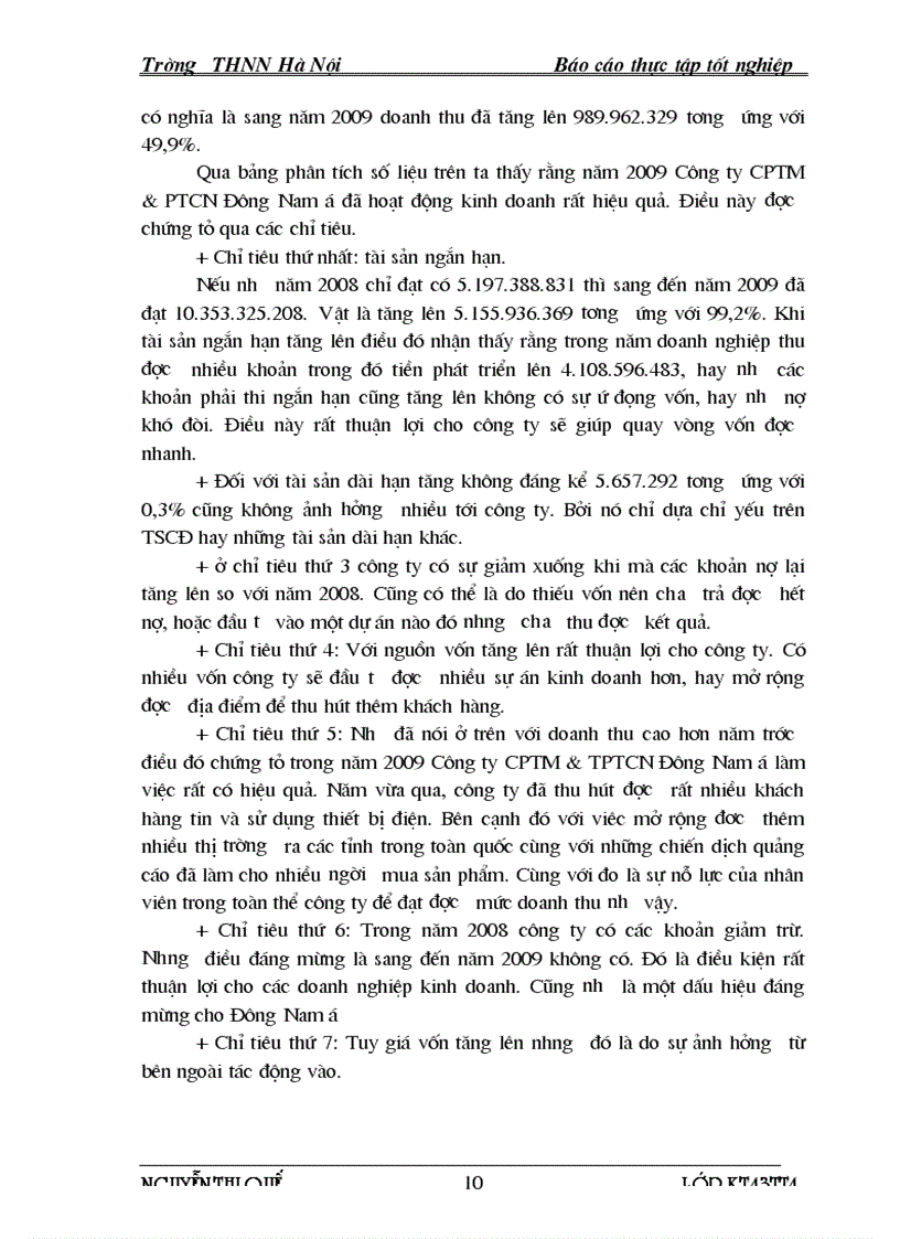 image for page Hoàn thiện kế toán tiêu thụ và xác định kết quả tiêu thụ tại Công ty Cổ phần Thương mại và phát triển Công nghệ Đông Nam 1