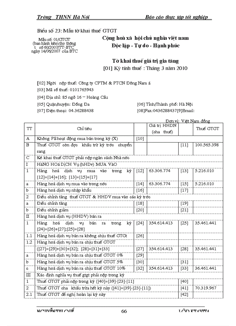 image for page Hoàn thiện kế toán tiêu thụ và xác định kết quả tiêu thụ tại Công ty Cổ phần Thương mại và phát triển Công nghệ Đông Nam 1
