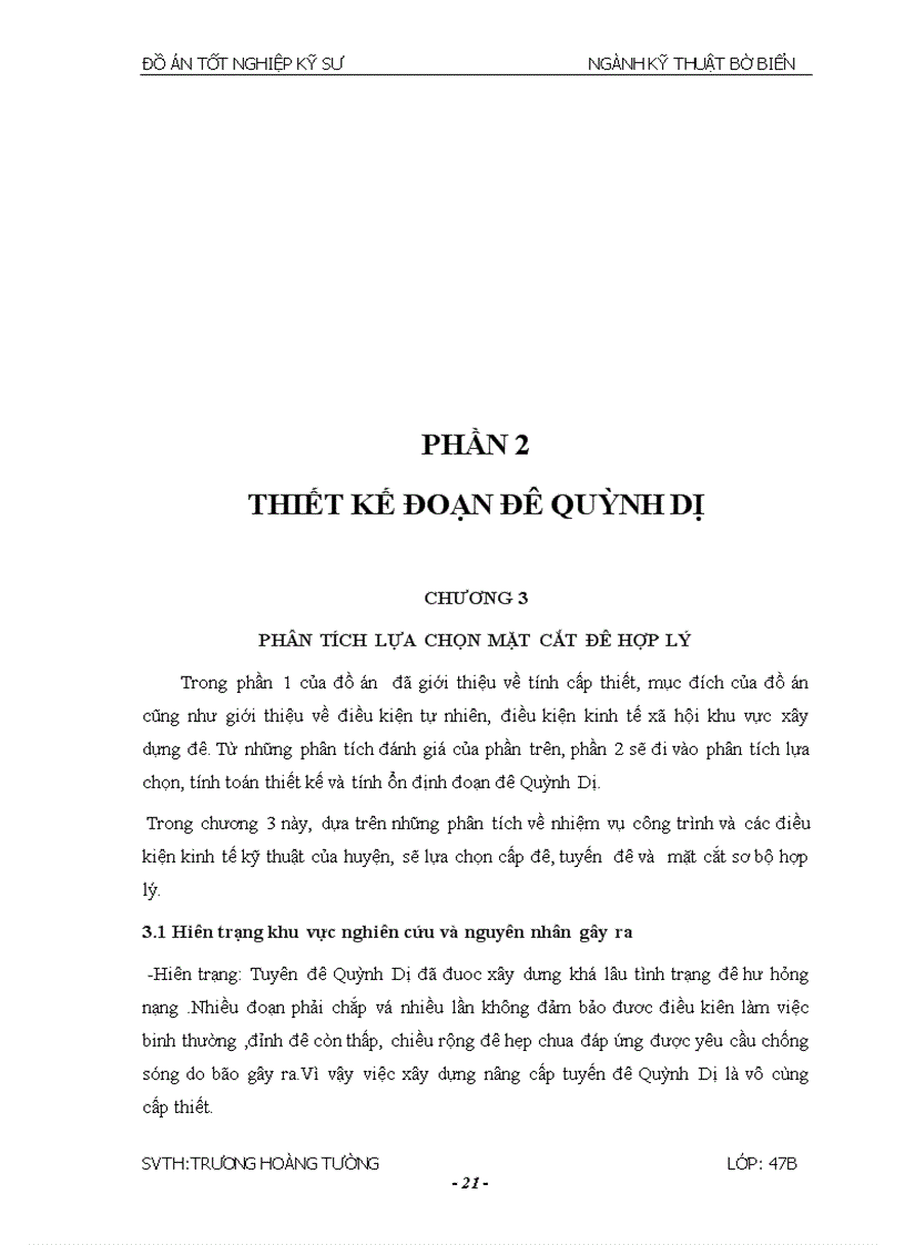 image for page Thiết kế đê Quỳnh Dị huyện Quỳnh Lưu tỉnh Nghệ An 1