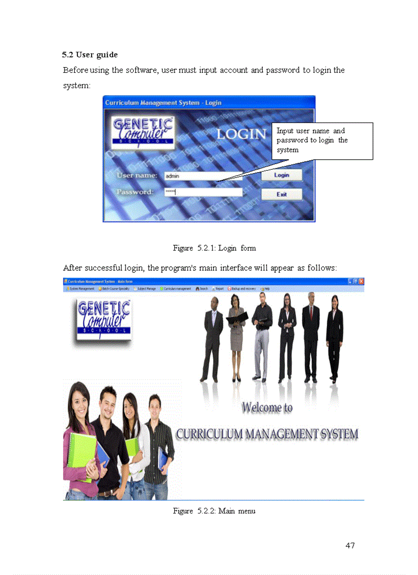 image for page Subject management and search supporting for curriculum management system 1