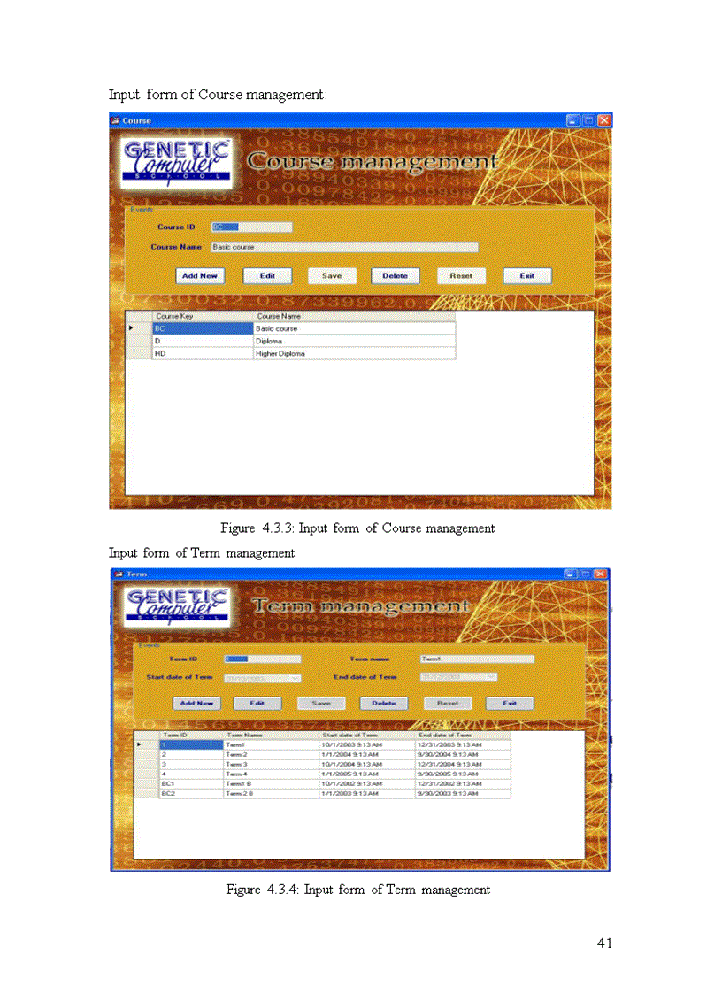 image for page System batch course and speciality management system 1