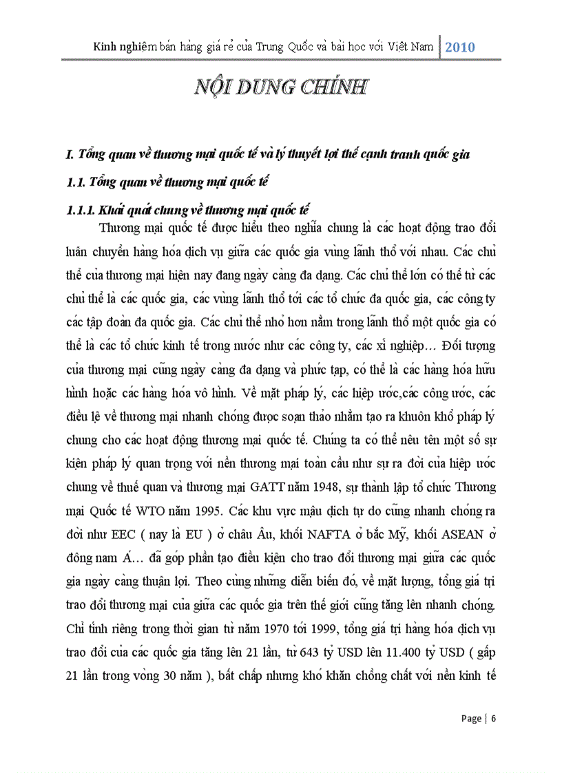 image for page Kinh nghiệm bán hàng giá rẻ của Trung Quốc và bài học kinh nghiệm với Việt Nam