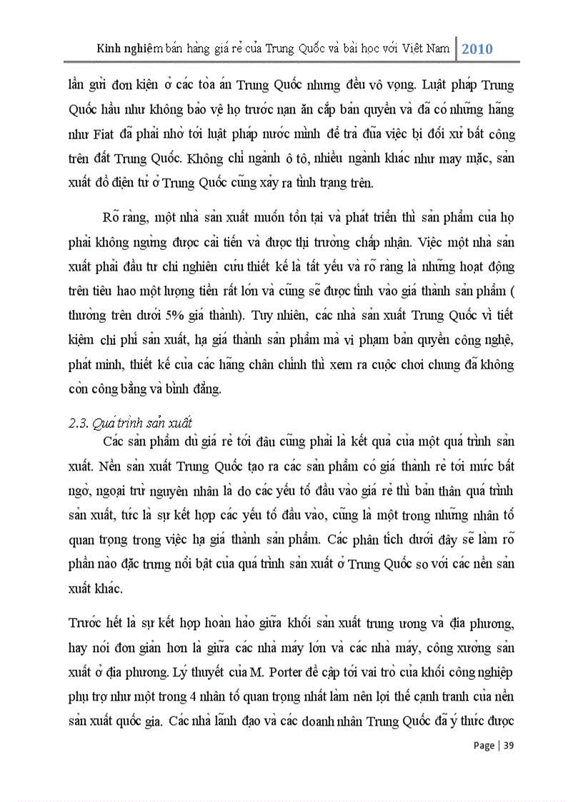 image for page Kinh nghiệm bán hàng giá rẻ của Trung Quốc và bài học kinh nghiệm với Việt Nam