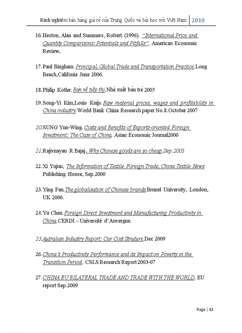 image for page Kinh nghiệm bán hàng giá rẻ của Trung Quốc và bài học kinh nghiệm với Việt Nam