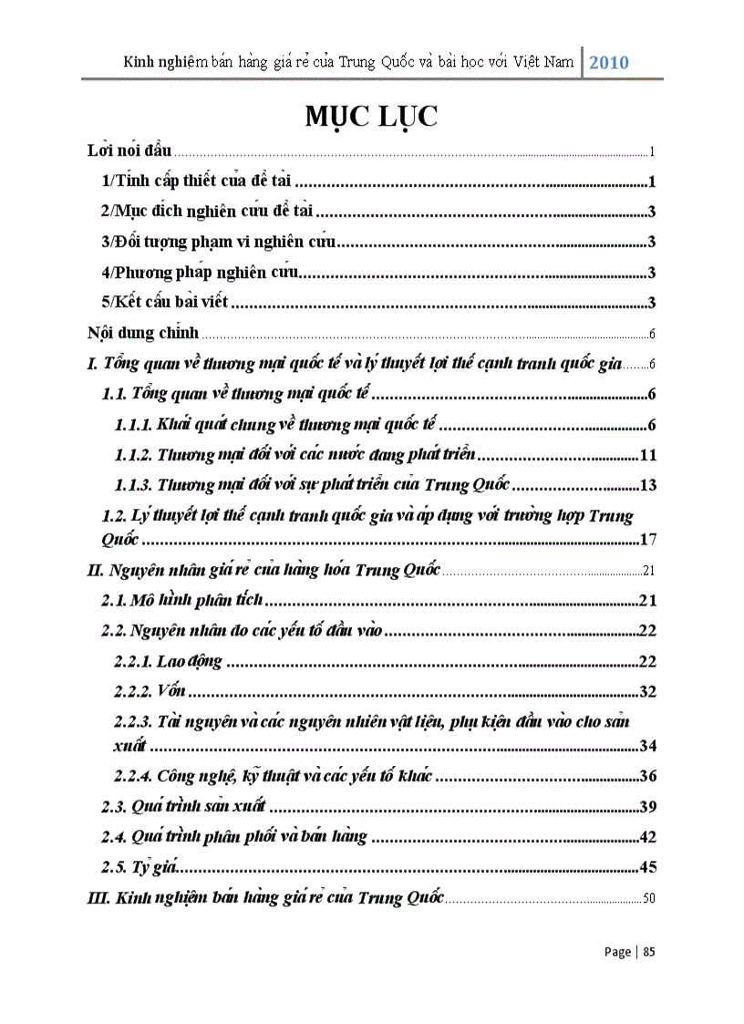 image for page Kinh nghiệm bán hàng giá rẻ của Trung Quốc và bài học kinh nghiệm với Việt Nam