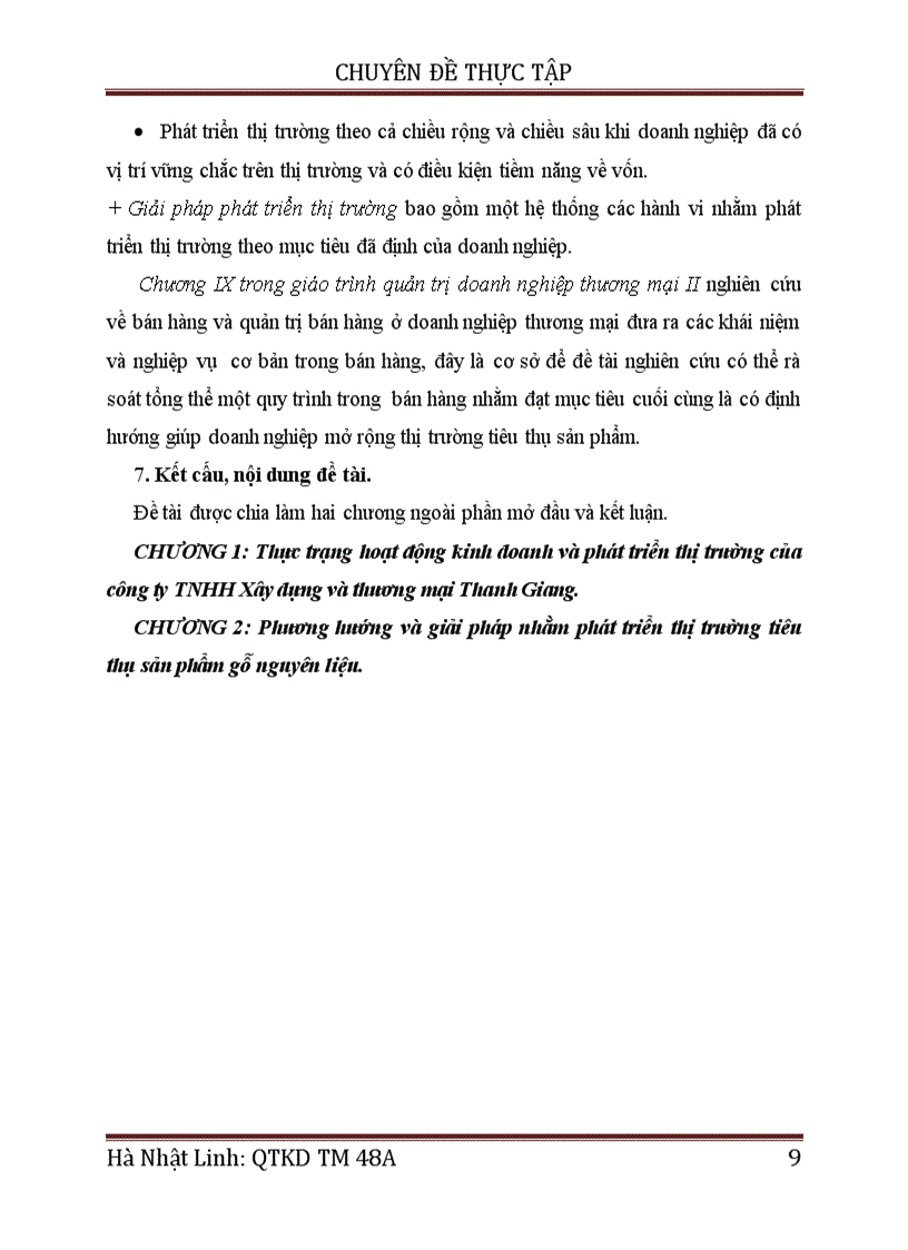 image for page Giải pháp phát triển thị trường tiêu thụ sản phẩm gỗ nguyên liệu của công ty TNHH Xây dựng và thương mại Thanh Giang