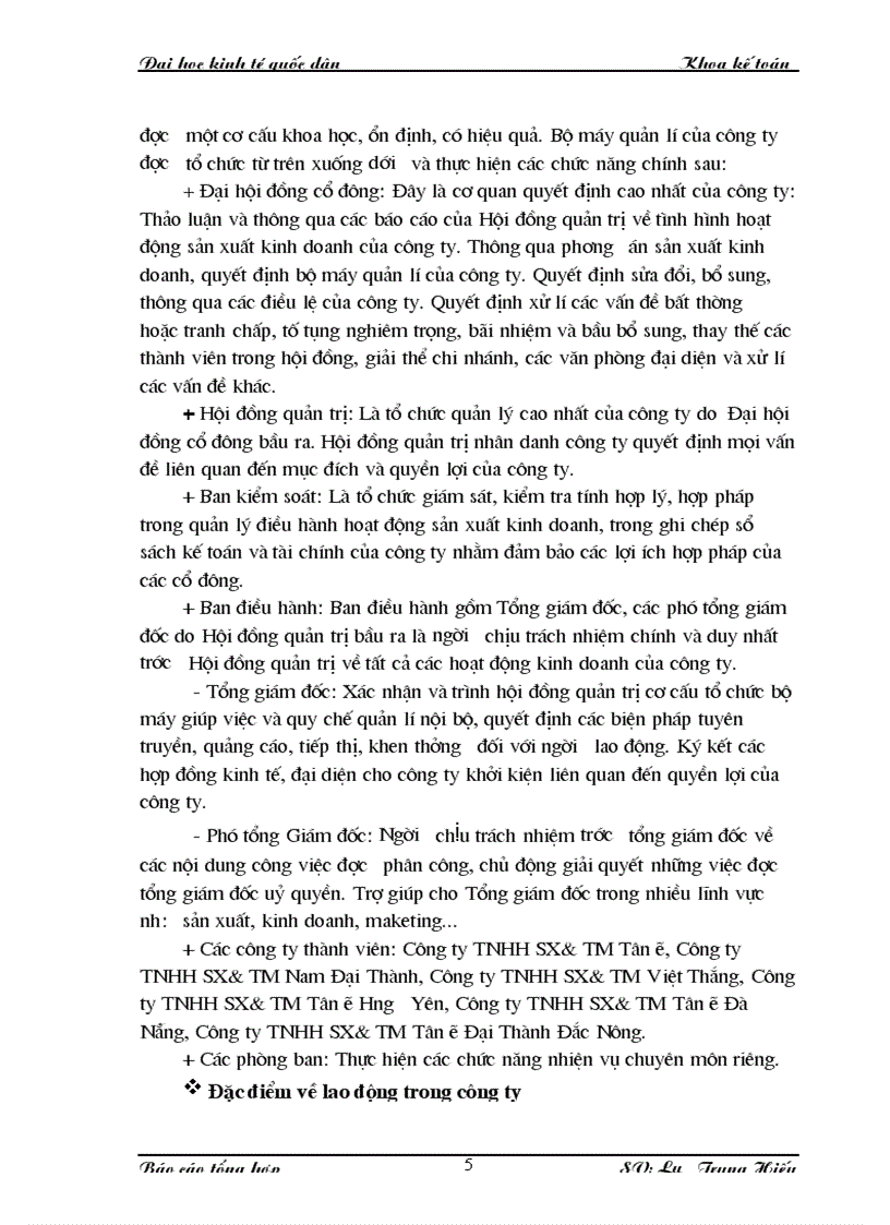 image for page Nhận xét về tổ chức kế toán tại Công ty đầu tư và phát triển cổ phần Tân á Đại Thành