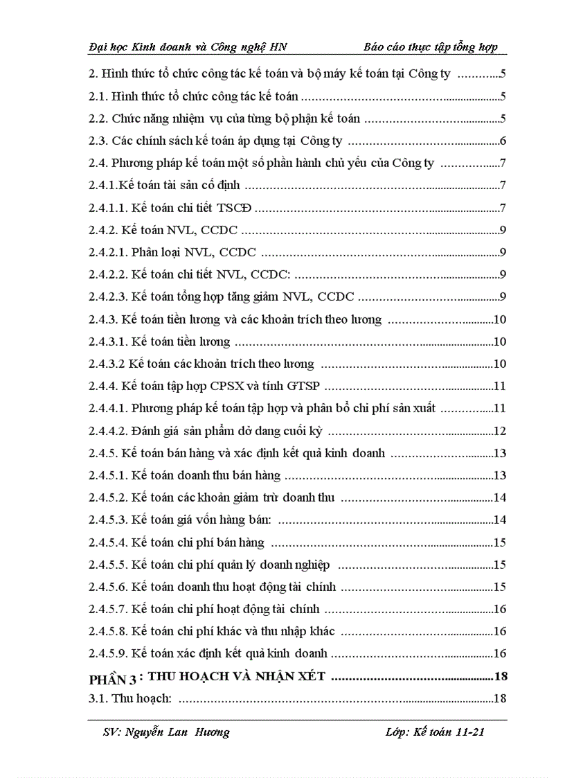 image for page Báo cáo thực tập tại Công ty cổ phần Công nghiệp Thương mại Sông Đà 1