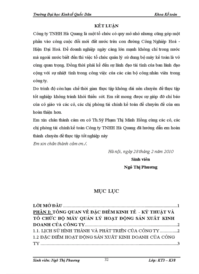 image for page Tổ chức công tác kế toán tập hợp chi phí sản xuất và tính giá thành sản phẩm ở công ty TNHH Hà Quang 1