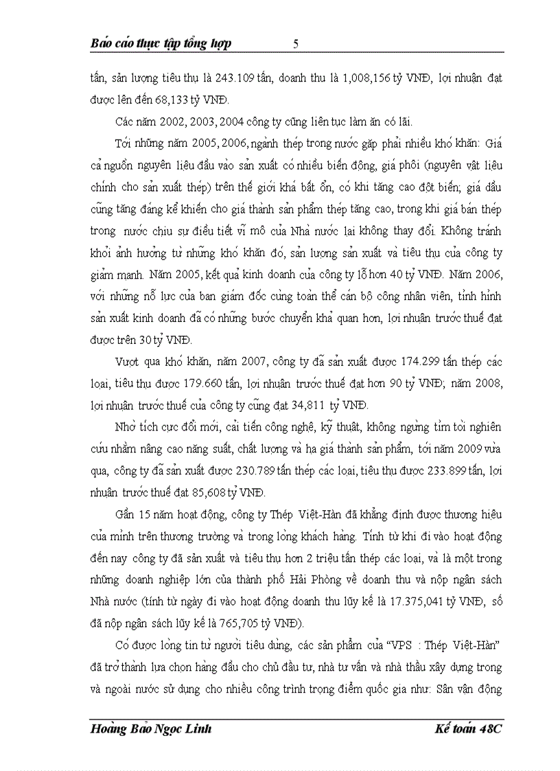 image for page Một số đánh giá về tình hình tổ chức hạch toán kế toán tại công ty thép VSC POSCO và một số ý kiến nhằm hoàn thiện công tác tổ chức bộ máy kế toán và công tác kế toán tại công ty