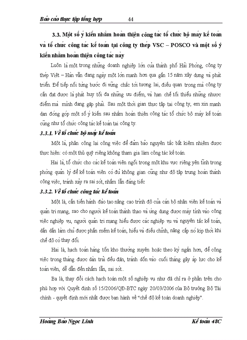 image for page Một số đánh giá về tình hình tổ chức hạch toán kế toán tại công ty thép VSC POSCO và một số ý kiến nhằm hoàn thiện công tác tổ chức bộ máy kế toán và công tác kế toán tại công ty