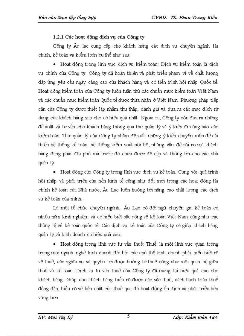 image for page Báo cáo thực tập tại Công ty TNHH Kiểm toán Âu Lạc