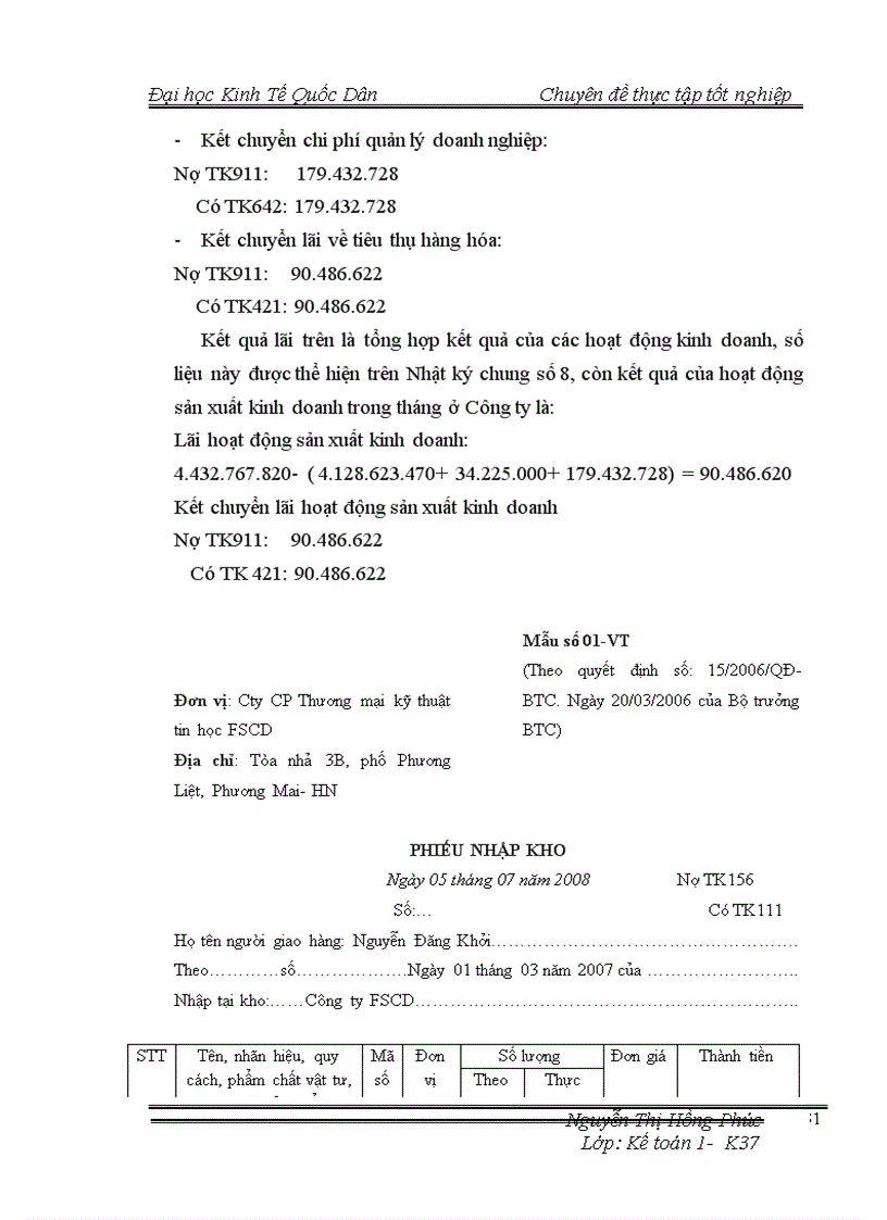image for page Hoàn thiện công tác kế toán bán hàng và xác định kết quả kinh doanh tại Công ty cổ phần thương mại kỹ thuật tin học FSCD