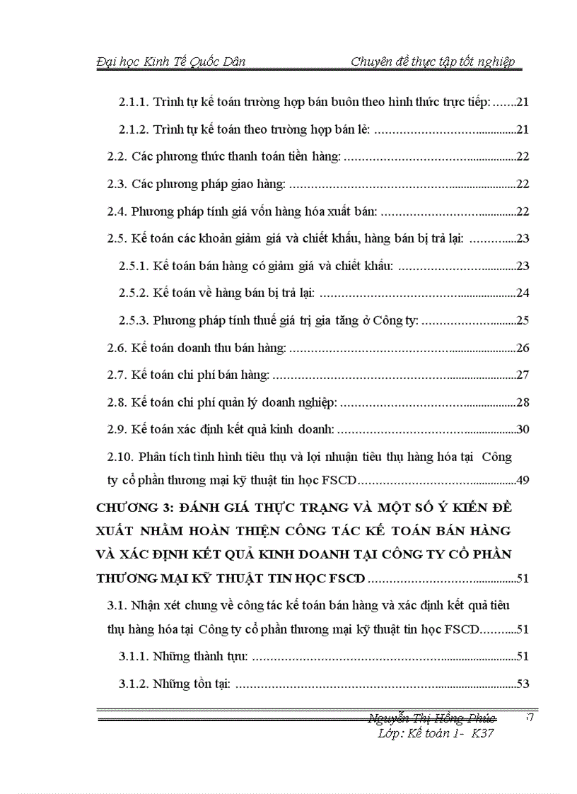 image for page Hoàn thiện công tác kế toán bán hàng và xác định kết quả kinh doanh tại Công ty cổ phần thương mại kỹ thuật tin học FSCD