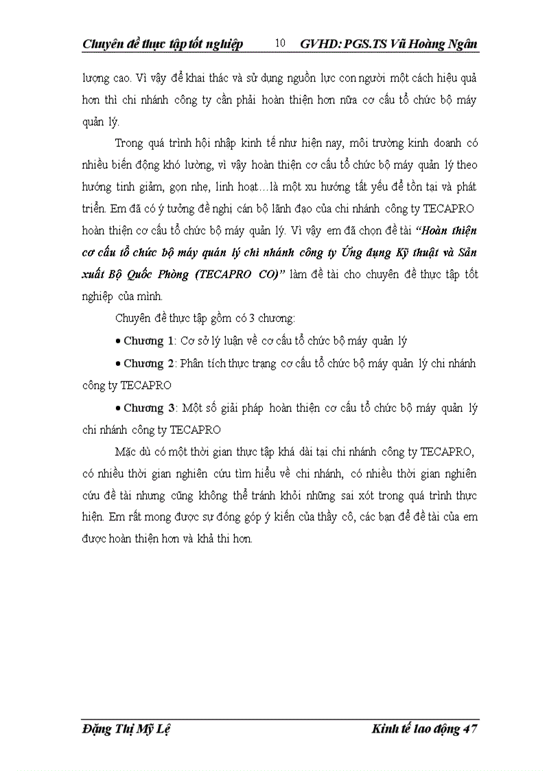 image for page Hoàn thiện cơ cấu tổ chức bộ máy quản lý chi nhánh công ty Ứng dụng Kỹ thuật và Sản xuất Bộ Quốc Phòng