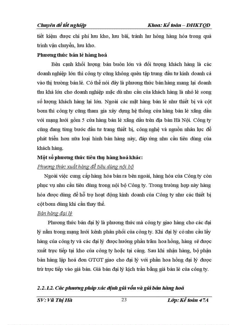 image for page Hoàn thiện kế toán tiêu thụ và xác định kết quả tiêu thụ hàng hoá ở Công ty Cổ phần Thiết bị Xăng dầu Petrolimex