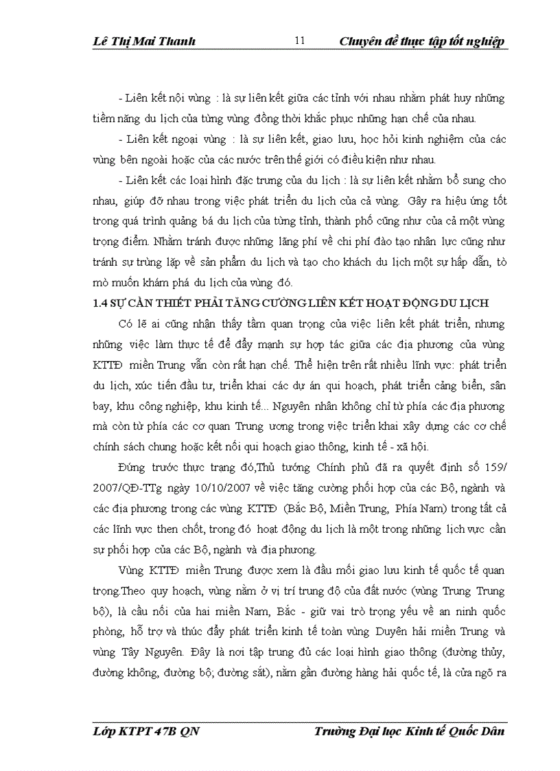image for page Tăng cường liên kết trong hoạt động du lịch của các tỉnh thuộc vùng kinh tế trọng điểm miền Trung