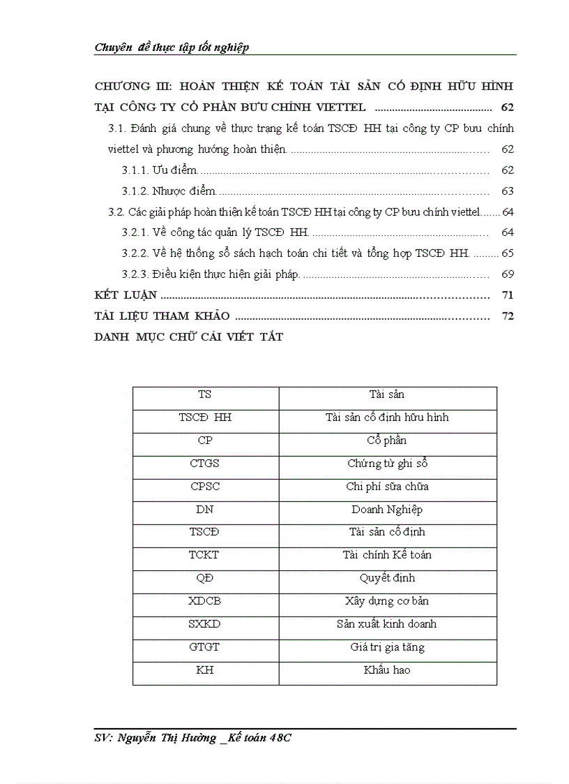 image for page Hoàn thiện kế toán tài sản cố định hữu hình tại Công ty cổ phần bưu chính Viettel 1