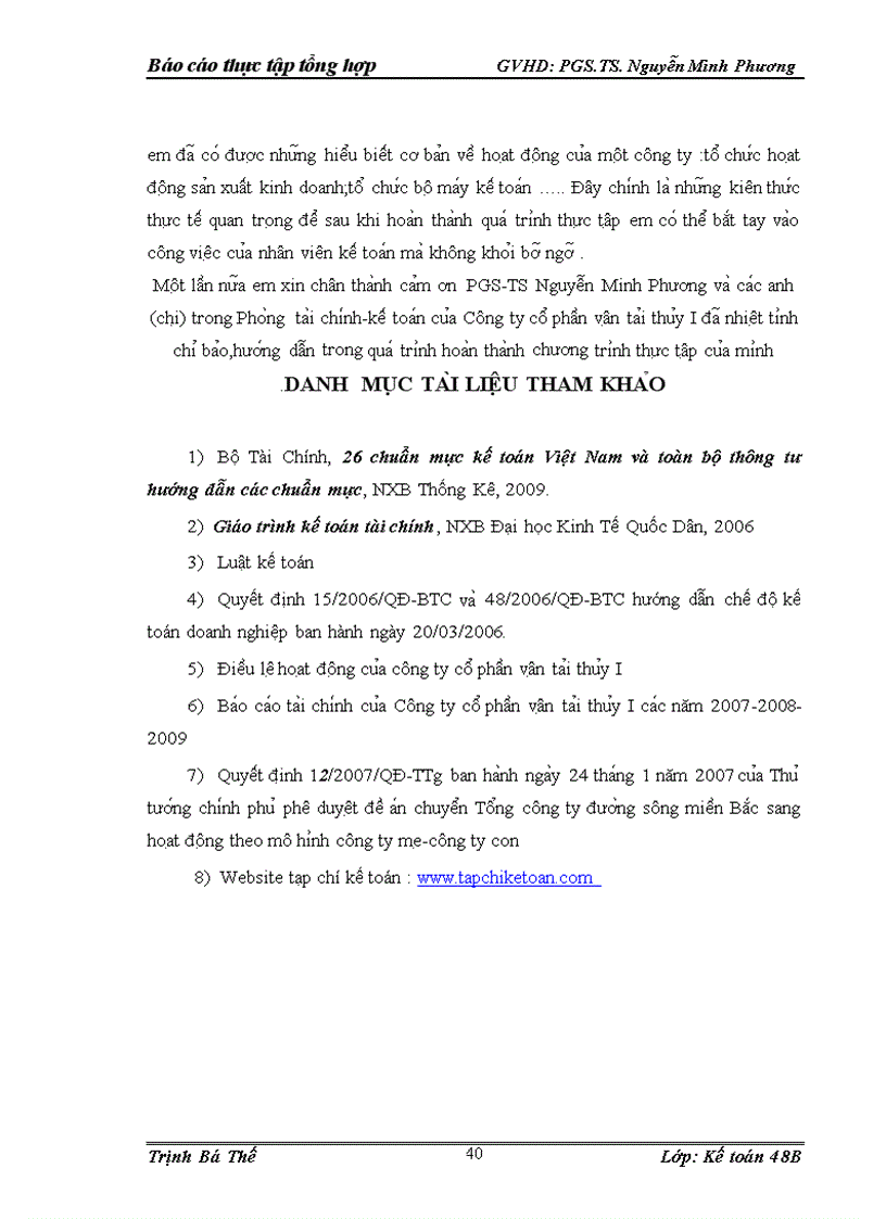 image for page Một số đánh giá về hoạt động sản xuất kinh doanh và tổ chức hạch toán kế toán tại Công ty cổ phần vận tải thủy I