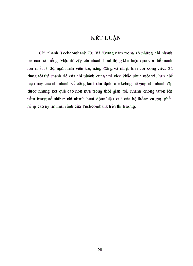 image for page Khái quát tình hình hoạt động và những nhận xét của bản thân sinh viên về chi nhánh Hai Bà Trưng 1