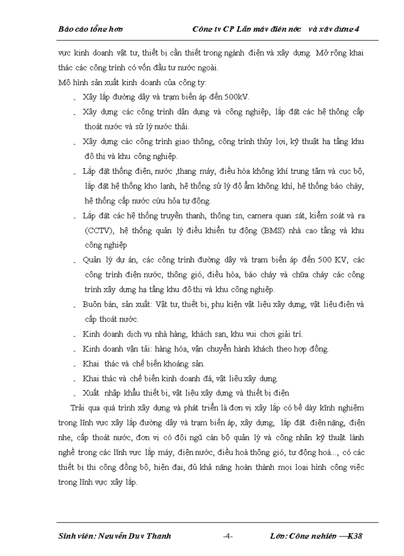 image for page Báo cáo thực tập tại Công ty CP lắp máy điện nước và xây dựng 4