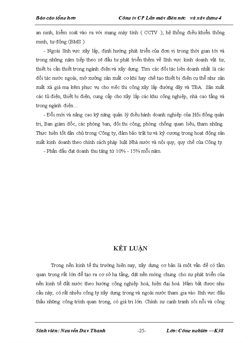 image for page Báo cáo thực tập tại Công ty CP lắp máy điện nước và xây dựng 4