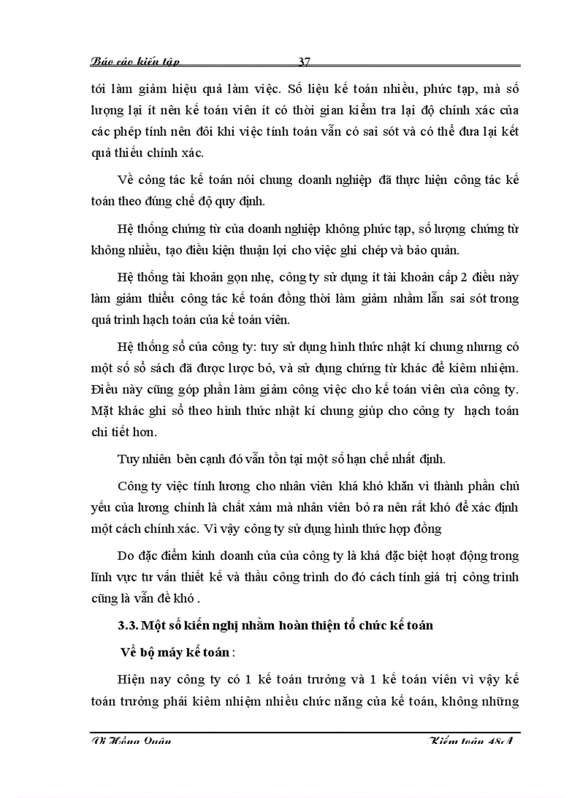 image for page Nhận xét về tổ chức kế toán tại Công ty TNHH kiến trúc xây dựng Thăng Long 1