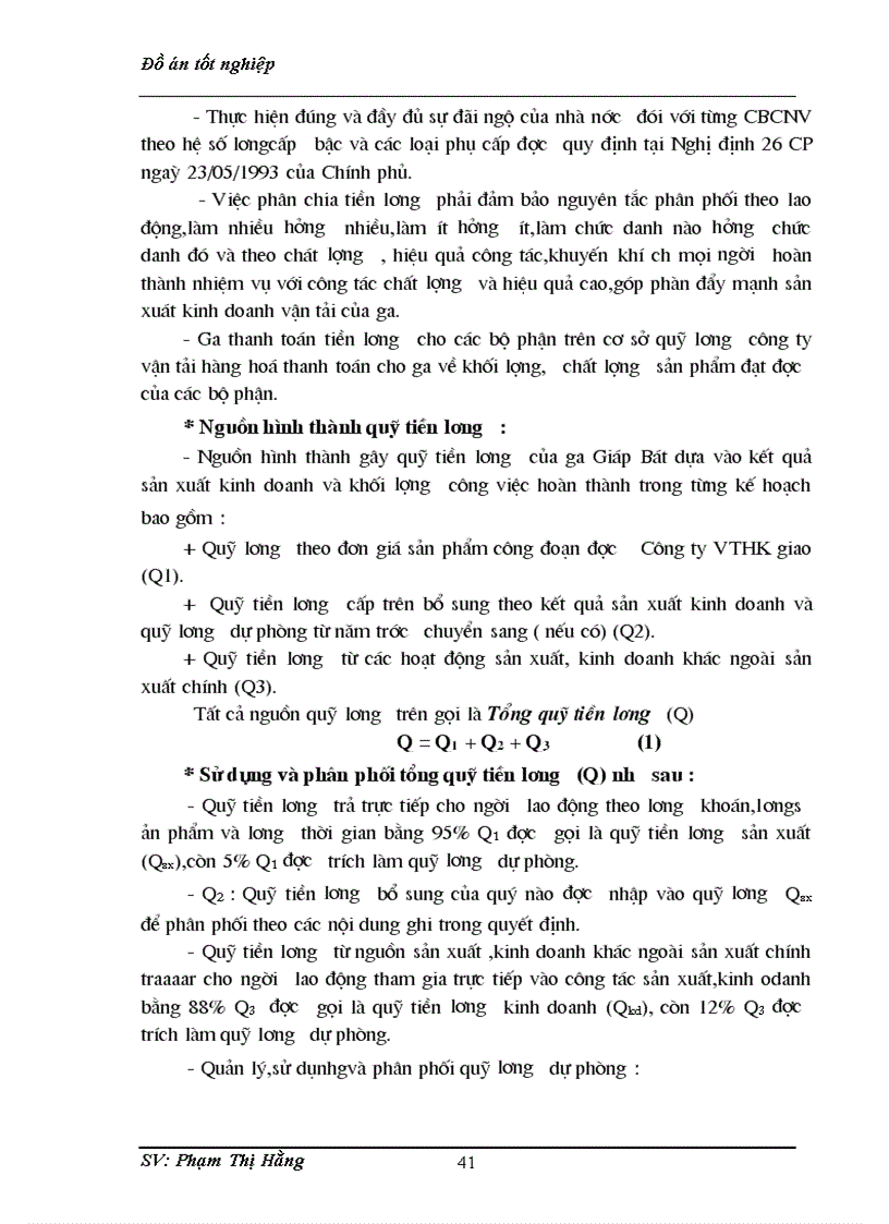 image for page Lập kế hoạch lao động tiền lương và phân phối quỹ lương cho các bộ phận và người lao động ga Giáp Bát 1