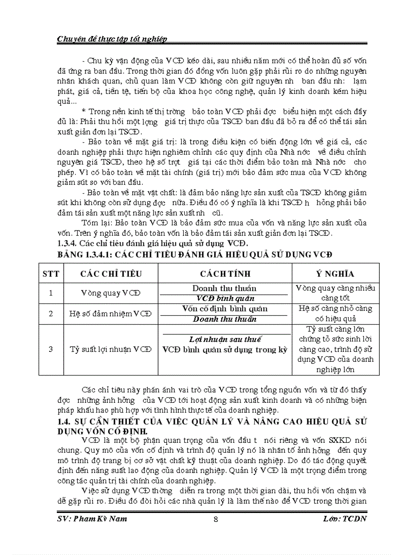 image for page Một số biện pháp quản lý vốn cố định nhằm nâng cao hiệu quả sử dụng vốn cố định tại Công ty cổ phần Sản Xuất Và Thương Mại Thiên Sinh
